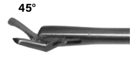 Product Spectrum Hook Scissor, 5.1" (130mm) Working Length, 3.4mm Tip Width, 45 Degree Angled Left | SAH.725009 Image
