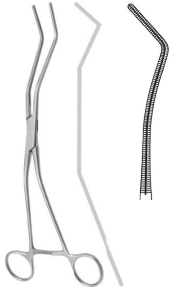 Product Vet Spectrum Cooley Multipurpose Clamp, 7.75" (19.5cm), Atraumatic Jaws, 86mm Jaw Length | SAH.739781 Image