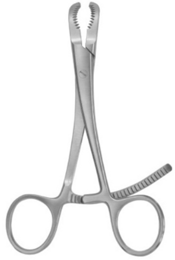 Product Vet Spectrum Bone Reduction Forcep, 5.25" (13 cm), Clam Shell Tips, Extra Thin Jaw, Ratchet | SAH.741006 Image