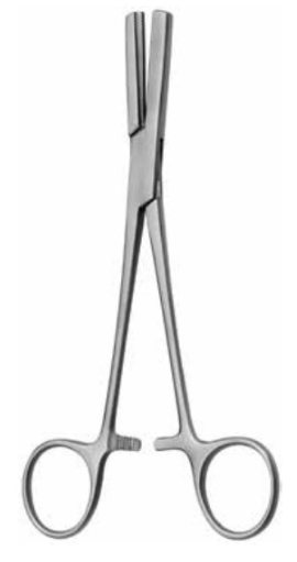 Product Vet Spectrum Fergusson Angiotribe Forcep, 6.5" (16.5cm), Curved, Serrated | SAH.741201 Image