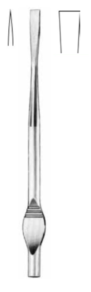 Product Vet Spectrum Walter Osteotome, 7.75" (19 cm), Straight, 7mm | SAH.777112 Image