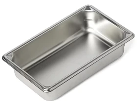 Product Spectrum High Sided Tray, 8.94" x 5.1" x 2", Stainless Steel | SAH.952 Image