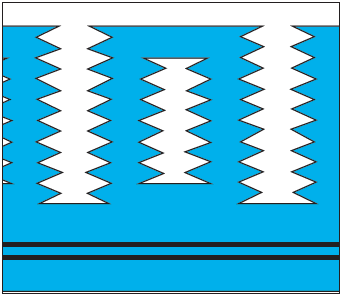 Product Vet Spectrum EverGreen Square Pattern Fixation Rail, Silicone, Nut and Screw (119mm long) | SAH.EGR-108 Image