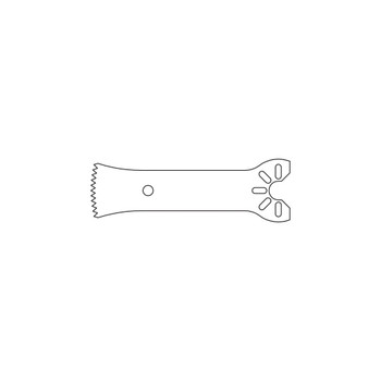 Product VOI Micro-Oscillating & Sagittal Saw Blade 34.5mm Long x 12.0mm Wide x 0.41mm Thick | SM-3206 Image