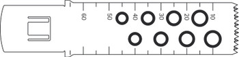 Product Aesculap Saw Blade Rapid Action 65mm x 20mm x 0.9mm | GE252R Image