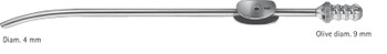 Product Aesculap Adson Suction Cannula, 4mm Tip, 190mm (7.5in), Curved | GF917R Image