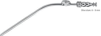 Product Aesculap Frazier Suction Cannula, 3.0mm Tip (9Fr), 180mm (7in), Curved, Working Length 100mm | GF923R Image