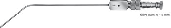 Product Aesculap Plester Suction Cannula, 1.50mm Tip, 195mm (7.75in), Angled | GF939R Image