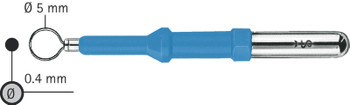 Product Aesculap Wire Loop Electrode, Monopolar, Straight, 50mm (2in), 5mm Diameter,  Short Shaft: 4mm Diameter | GK115R Image