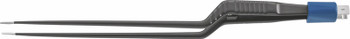 Product Aesculap Caspar Bipolar Forceps, straight, 220mm (8.75in), work. length: 125mm, jaw width: 1mm, bayonet | GK970R Image