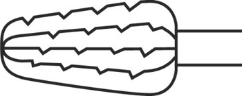 Product Aesculap ELAN 4 Cone Burr 6.0mm Diameter (1-ring) | GP236R Image