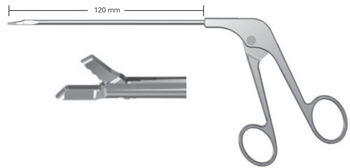 Product Vet Spectrum Arthroscopic Micro Biopsy Punch Forcep, 3.35in (85mm), Straight, 2.2mm Tip Width | SAH.A-700053 Image