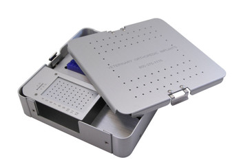 Product VOI Instrument Tray for 1.0mm Screws, Plates, and Instruments - 162mm x 159mm x 40mm, Stainless Steel | 1.0 TRAY Image