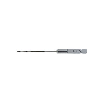 Product VOI 1.1mm Quick Coupling Drill Bit, DLC Coated, 60mm - (33.0mm Working L.) | 1.1 QCK 60 DLC Image