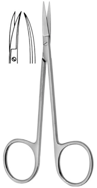 Product Vet Spectrum Iris Scissor, 4.5in. (10.5cm), Curved | SAH.701210LH Image