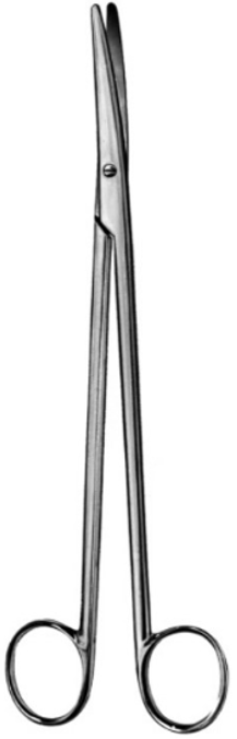 Product Vet Spectrum Metzenbaum Scissor, 9in. (23cm), Curved, Left-Handed | SAH.701843LH Image