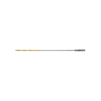 Product VOI 2.5mm Quick Coupling Drill Bit, Tin Coated, 180mm - (153.0mm Working L.) | 2.5 QCK 180 Image