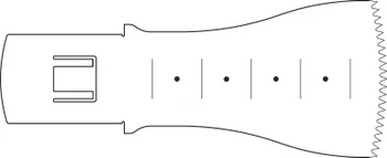 Product Aesculap Saw Blade Rapid Action 50/30/0.7/0.9mm | GC219R Image