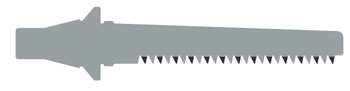 Product DeSoutter Stericut Recicprocator Blade - bi directional cut 7mm x 35mm x 1.2mm | S84-402 Image