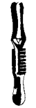 Product Spectrum Dieffenbach Bulldog Clamp, Straight, 2.2" (5.5cm), Cross Loaded | SAH.13-3140 Image