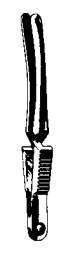 Product Spectrum Johns-Hopkins Bulldog Clamp, 2.75" (7.0cm), Curved, Cross Loaded | SAH.13-3150 Image