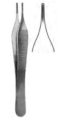 Product Spectrum Adson-Debakey Forcep, 4.75", Atraumatic Serrated Jaws | SAH.719784 Image