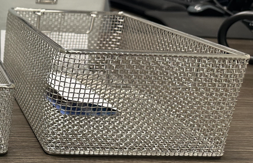 Product Vet Spectrum EverGreen Wide Sterilization Container Basket, Wire, Tall (270x170x97mm) | SAH.K31070T Image