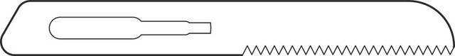 Product Aesculap Saw Blade 23mm x 0.25mm x 0.35mm Sterile | GC615R Image