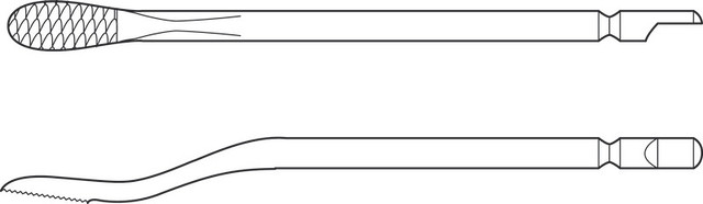 Product Aesculap Bone Rasp for GB130R/GB391R, Narrow 10mm x 5mm | GC919R Image