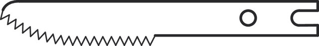 Product Aesculap Reciprocating Saw Blade for GD305 13mm x 0.3mm x 0.3mm | GD323R Image