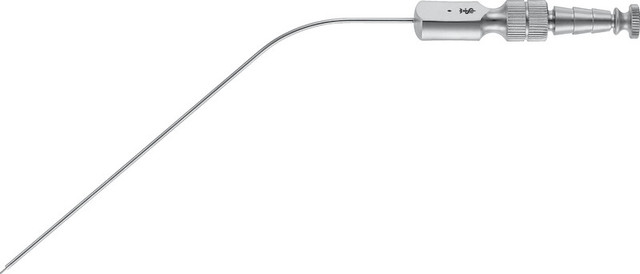 Product Aesculap Fergusson Suction Cannula 3.0mm Tip (9Fr), 195mm, Curved, Cylindrical, Rigid, Working Length 110mm | GF353R Image