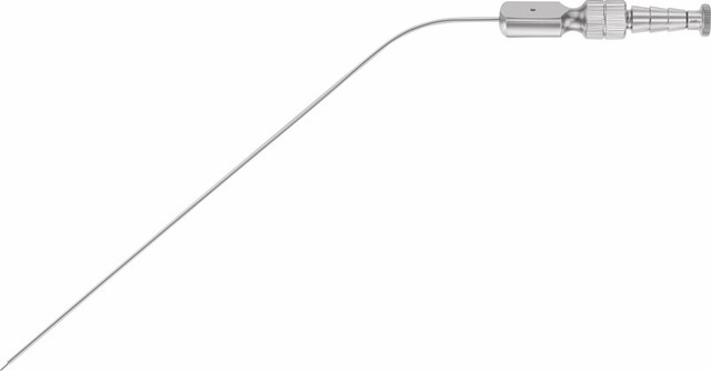 Product Aesculap Fergusson Suction Cannula 2.0mm Tip (6Fr), 245mm, Curved, Cylindrical, Rigid, Working Length 160mm | GF371R Image
