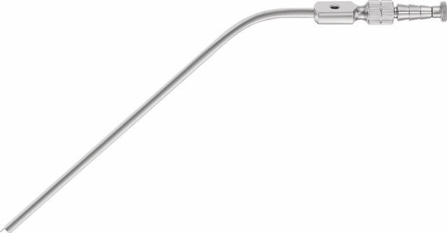 Product Aesculap Fergusson Suction Cannula 4.0mm Tip (12Fr), 245mm, Curved, Cylindrical, Rigid, Working Length 160mm | GF374R Image