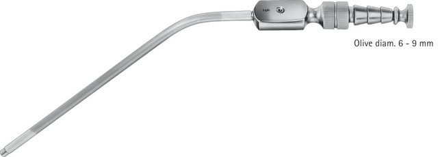 Product Aesculap Fergusson Suction Cannula, 4mm Tip, 180mm (7in), Curved | GF933R Image