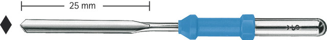 Product Aesculap Knife Electrode, monopolar, straight, 70mm (2.75in), short shaft, 4mm diameter, work. length: 30mm | GK112R Image