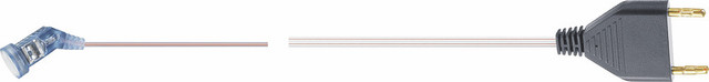 Product Aesculap Bipolar Connecting Cable, 3.7m, connection equipment side: pin spacing 28,6mm, sterile, disposable | GK291SU Image