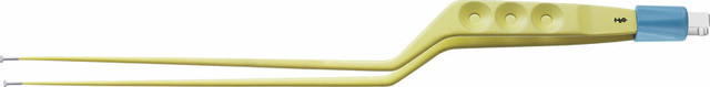 Product Aesculap Bipolar Coagulation Forceps, Straight, 255mm (10in), WL: 135mm, Jaw: T-shaped, Bayonet-shaped | GK800R Image