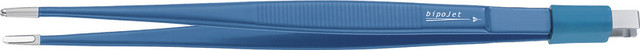 Product Aesculap BipoJET Bipolar Dissecting Forceps, straight, 200mm (7.875in), partly insulated tip | GK892R Image