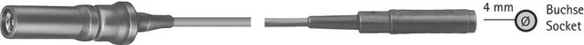 Product Aesculap Monopolar Connecting Cable, 3.5m, 4mm Socket Diameter, ACMI/Martin/Berchtold/Aesculap | GN202 Image