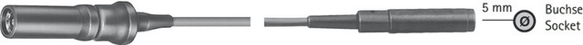 Product Aesculap Monopolar Connecting Cable, 3.5m, 5mm Socket Diameter, ACMI/Martin/Berchtold/Aesculap | GN204 Image