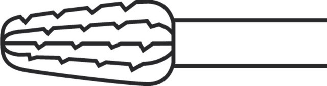 Product Aesculap ELAN 4 Cone Burr 4.0mm Diameter (1-ring) | GP234R Image