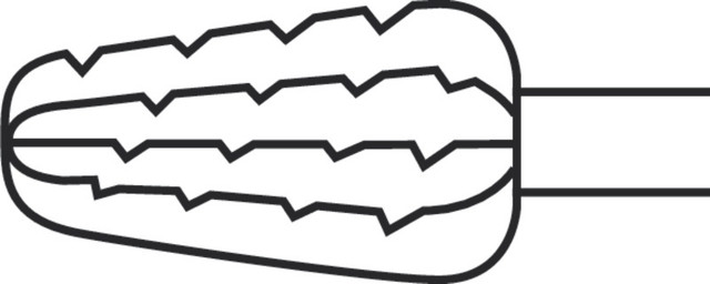 Product Aesculap ELAN 4 Cone Burr 6.0mm Diameter (1-ring) | GP236R Image