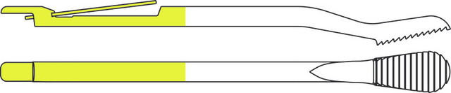 Product Aesculap Bone Rasp for Reciprocating Saw, Broad | GP558R Image