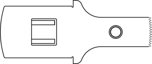 Product Aesculap Oscillating Saw Blade 10mm x 10mm x 0.5mm | GC203R Image