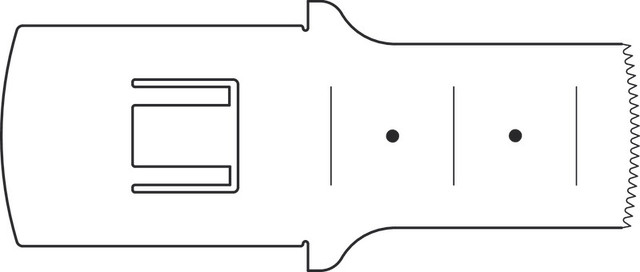Product Aesculap Oscillating Saw Blade 25mm x 15mm x 0.5mm | GC208R Image