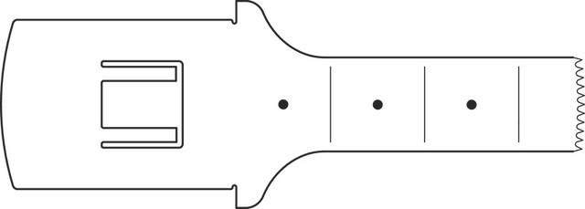Product Aesculap Oscillating Saw Blade 35mm x 10mm x 0.5mm | GC209R Image