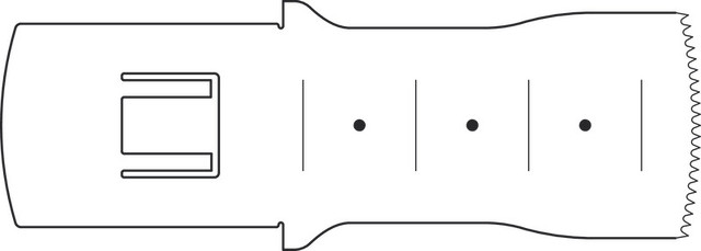 Product Aesculap Oscillating Saw Blade 35mm x 20mm x 0.5mm | GC211R Image