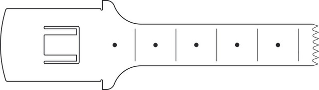 Product Aesculap Oscillating Saw Blade 50mm x 10mm x 0.5mm | GC215R Image