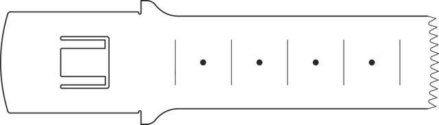 Product Aesculap Saw Blade Rapid Action 50/15/0.5/0.8mm | GC216R Image