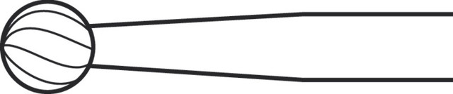 Product Aesculap ELAN 4 2-Ring Rosen Burr D4.0 | GP304R Image